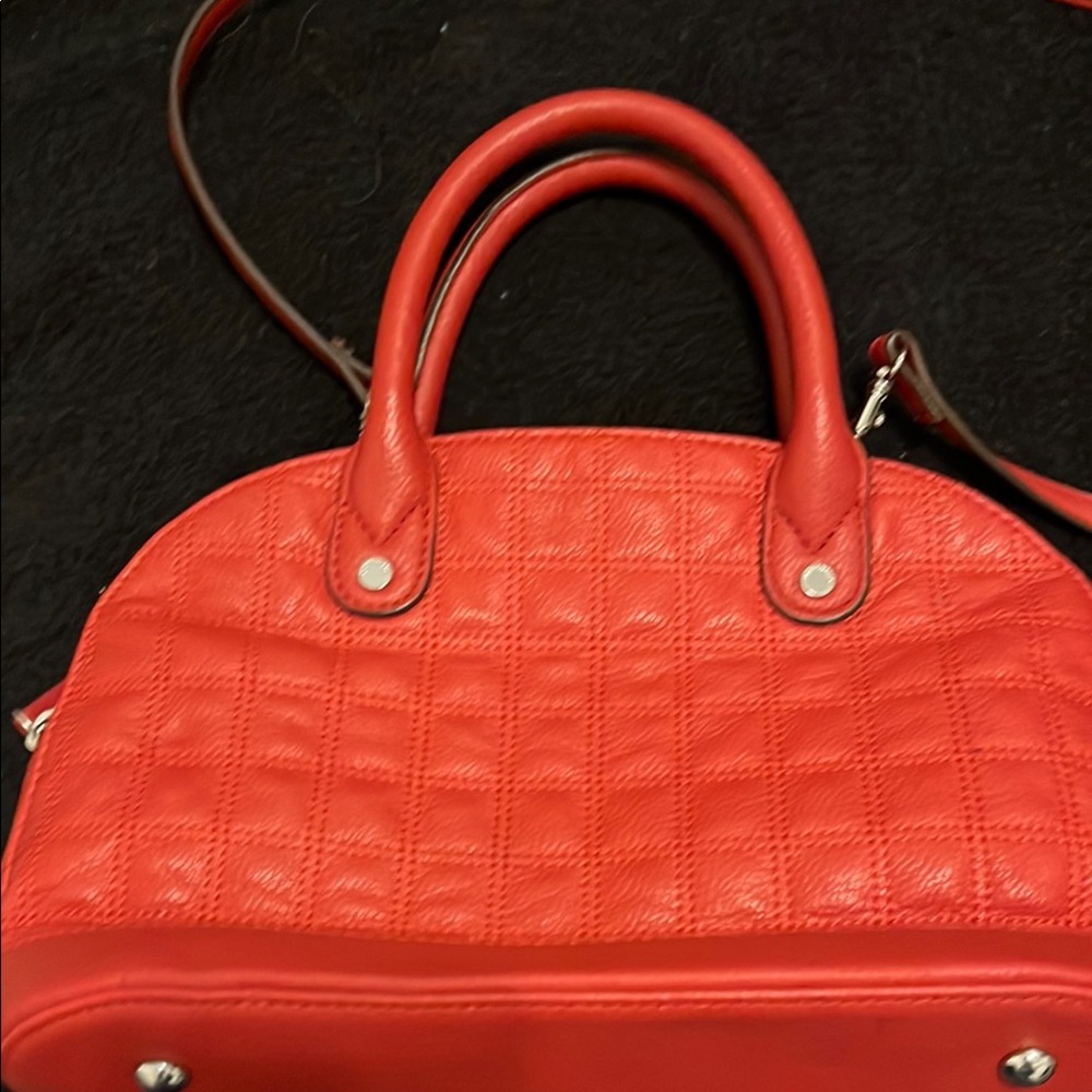Red Leather Handbag